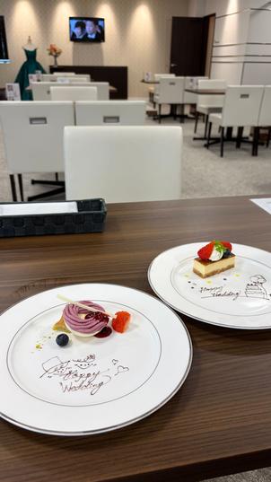 試食のスイーツ