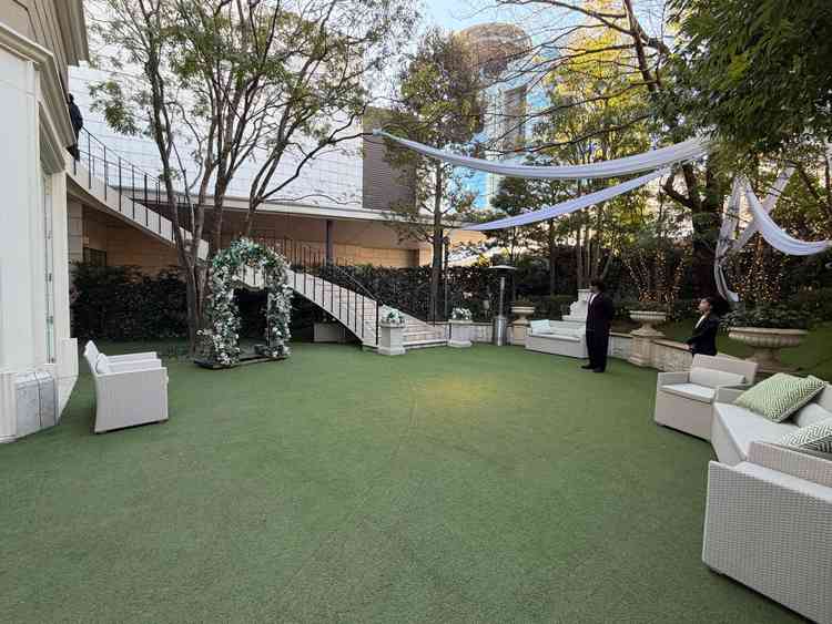 広場で音楽が流せる