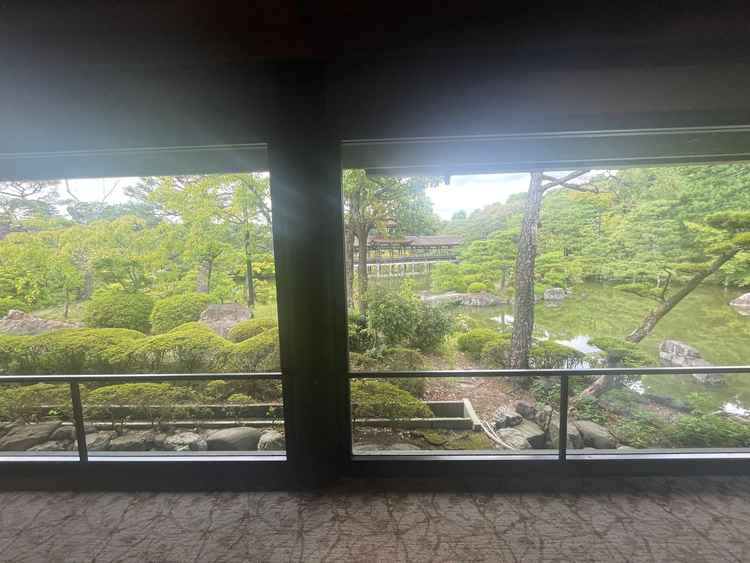 披露宴会場から見た外の景色