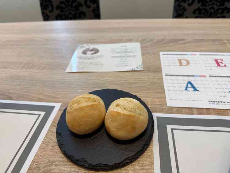 パンがほんのり暖かく柔らかく美味しかった