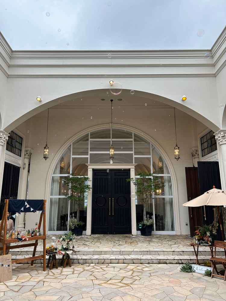 これは中庭の一部分のお写真です。とても雰囲気が良かったです🎶