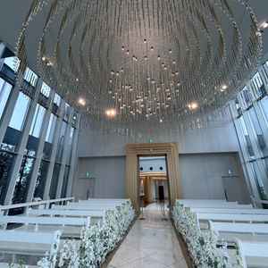 1122本のシャンデリアのあるチャペル。教会から自宅も見えなんだが嬉しい気持ちになりました。