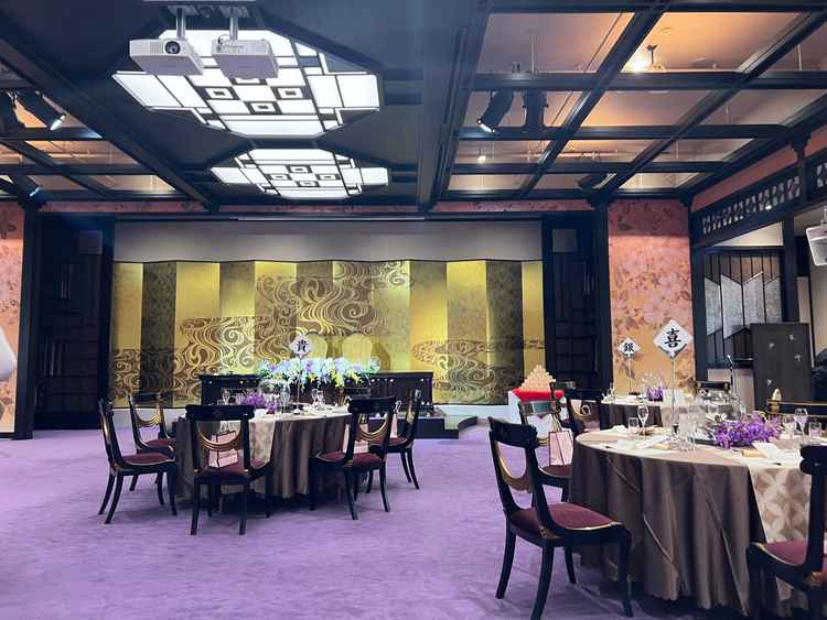 披露宴会場です