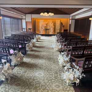 きれいな挙式会場