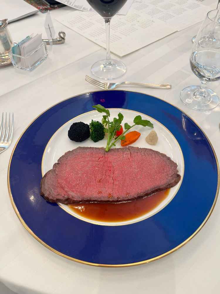 試食でいただいたローストビーフです。