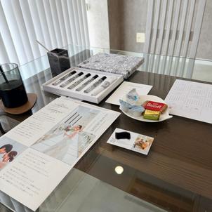 到着すると暑い中外でプランナーさんが待っていてくださり2Fの部屋に案内されました。