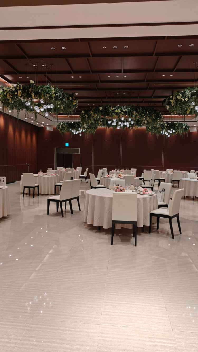 披露宴会場です