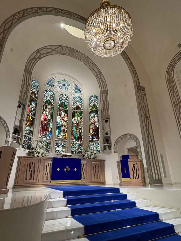 憧れのチャペル。とてもキレイでした。