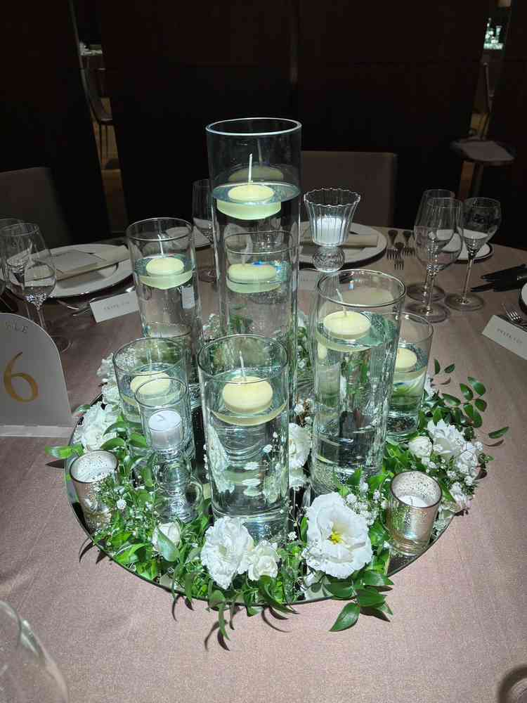 洗練された装花