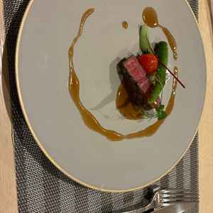 和牛の試食をした。