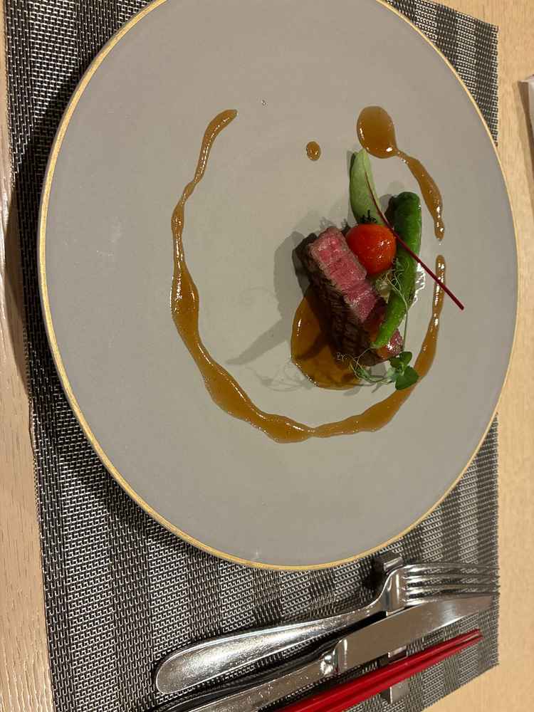 和牛の試食をした。