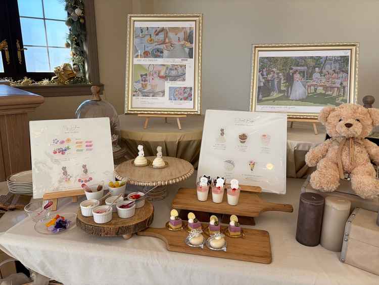 試食でいただいたデザートビュッフェが美味しかったです。