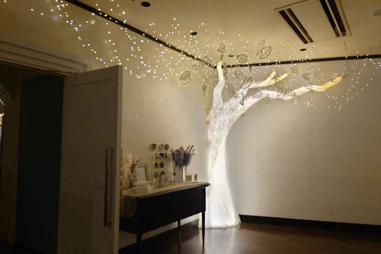 演出の自由度が高そうな空間です。実例のお写真もいくつか拝見しました