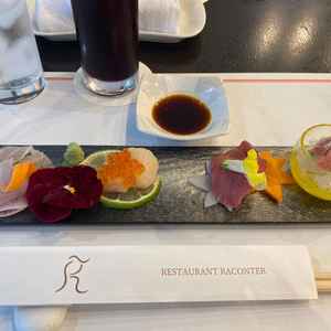 試食でいただいたお料理はすべて美味しかったです。お刺身では、特にマグロが自慢のようです。