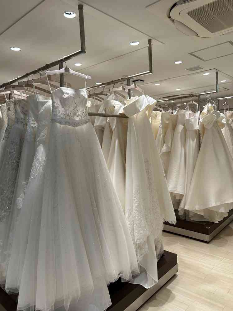 式場内にあるウェディングショップ