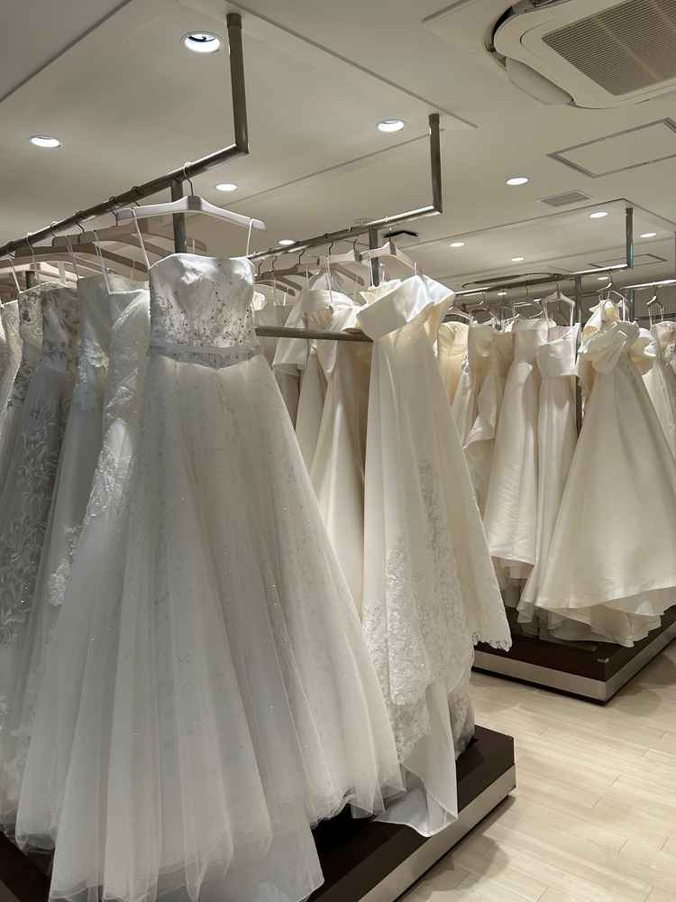 式場内にあるウェディングショップ