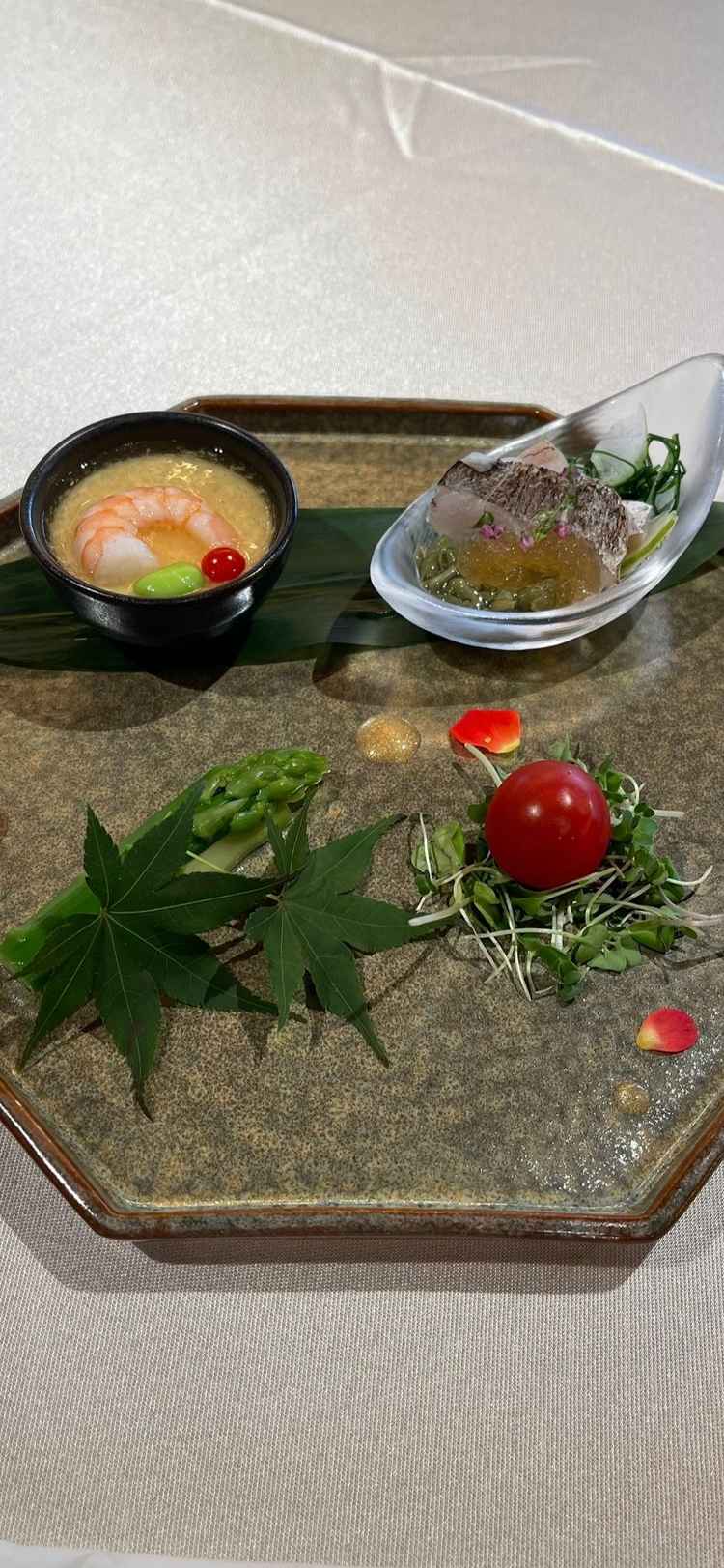 試食でいただいたワンプレートです。