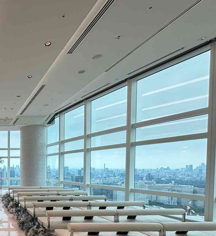 窓が大きい、スカイツリーみえる