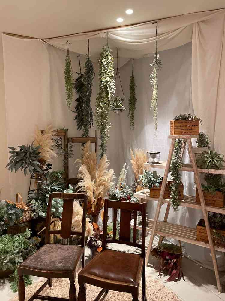 フォトスポットも館内のところどころに配置されていました。