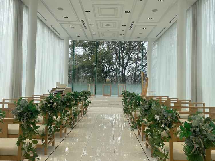 チャペルがとても綺麗でした。