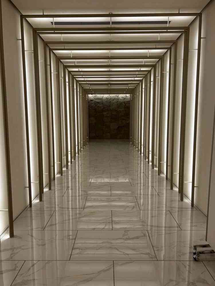 チャペルまでの通路です。