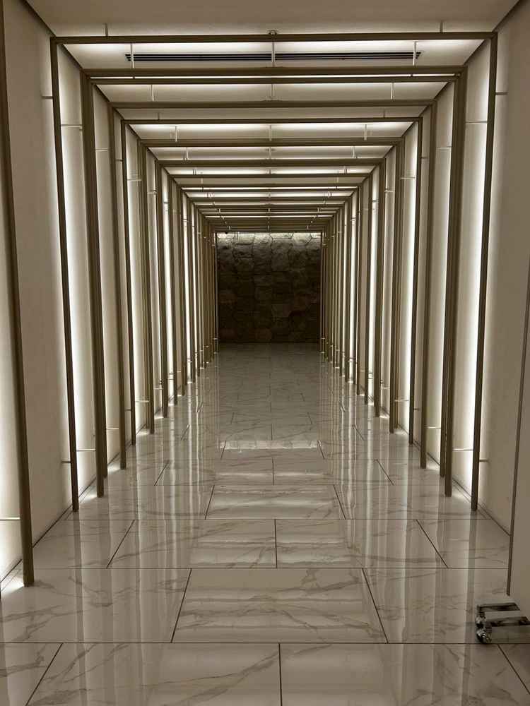 チャペルまでの通路です。