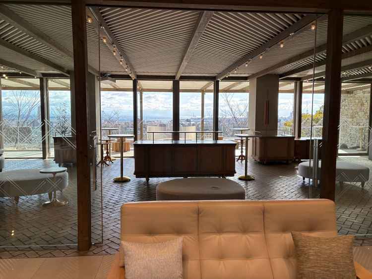 神戸の街並みを見渡せる貸切ヴィラ。神戸の海も見ることができとても綺麗でした。