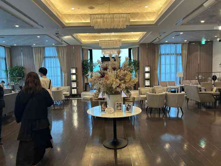 ゲストの人たちの控え室