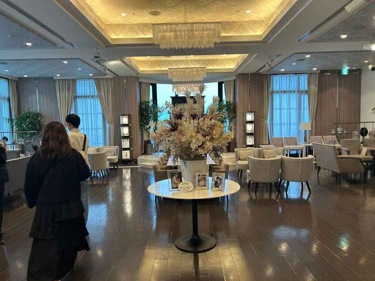 ゲストの人たちの控え室