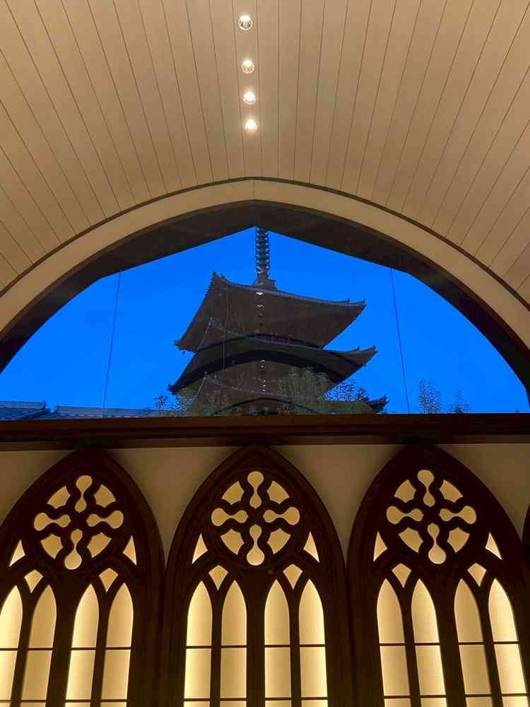 セレモニーホールからの景色