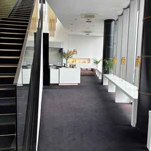 披露宴会場横にあるゲストフリースペース