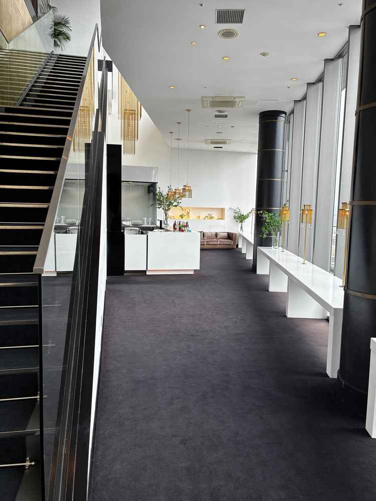 披露宴会場横にあるゲストフリースペース