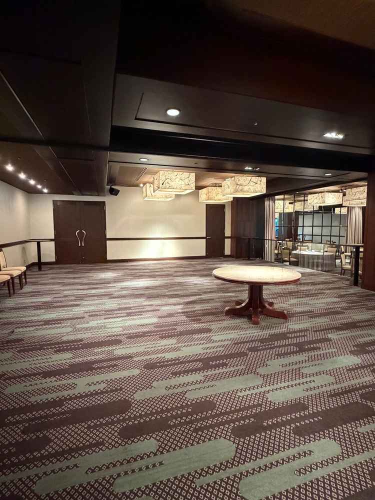 披露宴会場の待合場所の写真です。