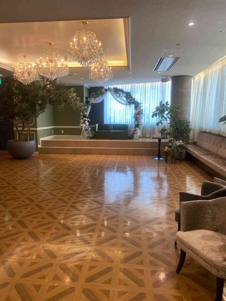 ここでスイーツビュッフェなどもできるそう。全体的に落ち着いた雰囲気がよかった