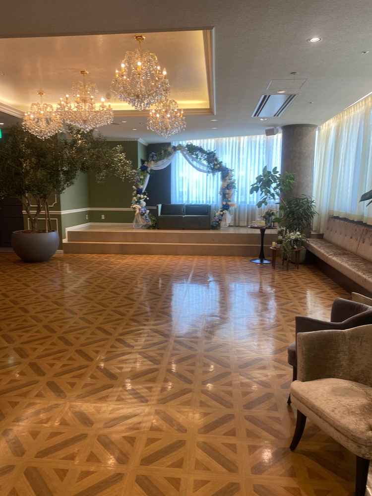 ここでスイーツビュッフェなどもできるそう。全体的に落ち着いた雰囲気がよかった