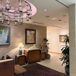 レストランの入口でもあり当日の入口。出入りはここのみ。