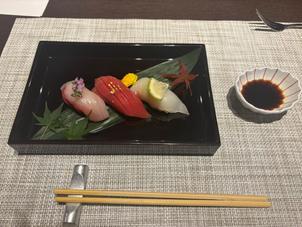 お寿司が食べられました。