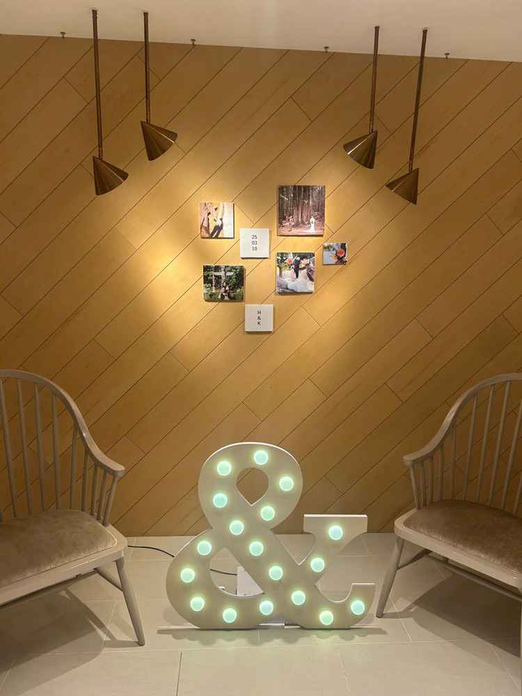 ウェルカムボード（サンプルのため個人情報なし）