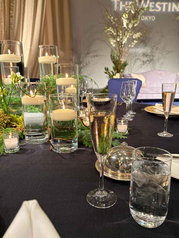 テーブルの装飾