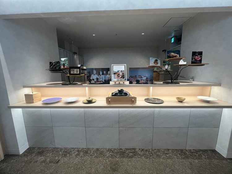 披露宴会場併設のオープンキッチンです。