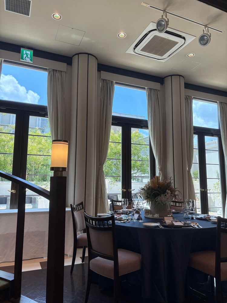 披露宴会場からの景色