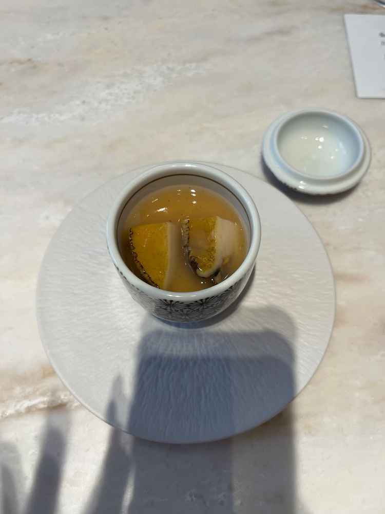 鮑の茶碗蒸しがとても美味しかったです！