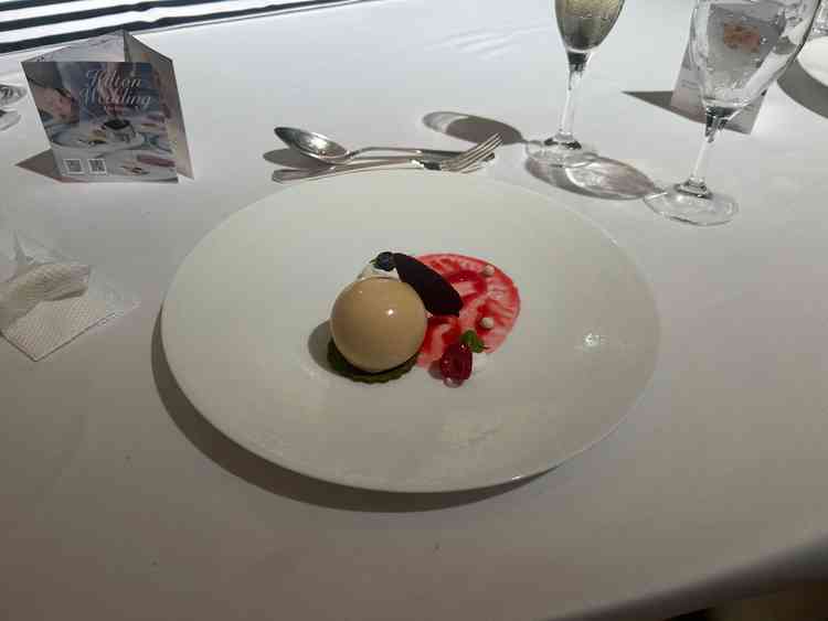 デザートの試食