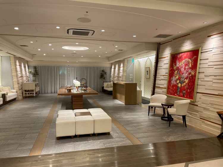 披露宴会場のウェルカムルームです。