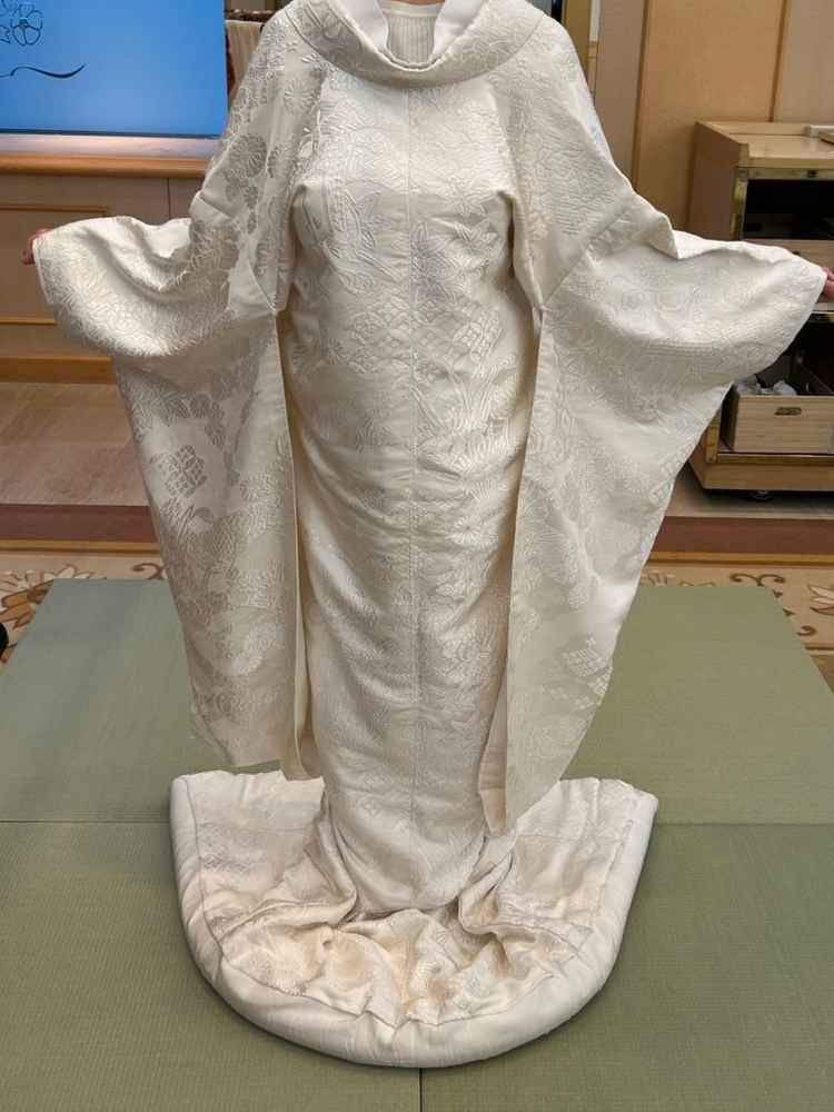試着した白無垢