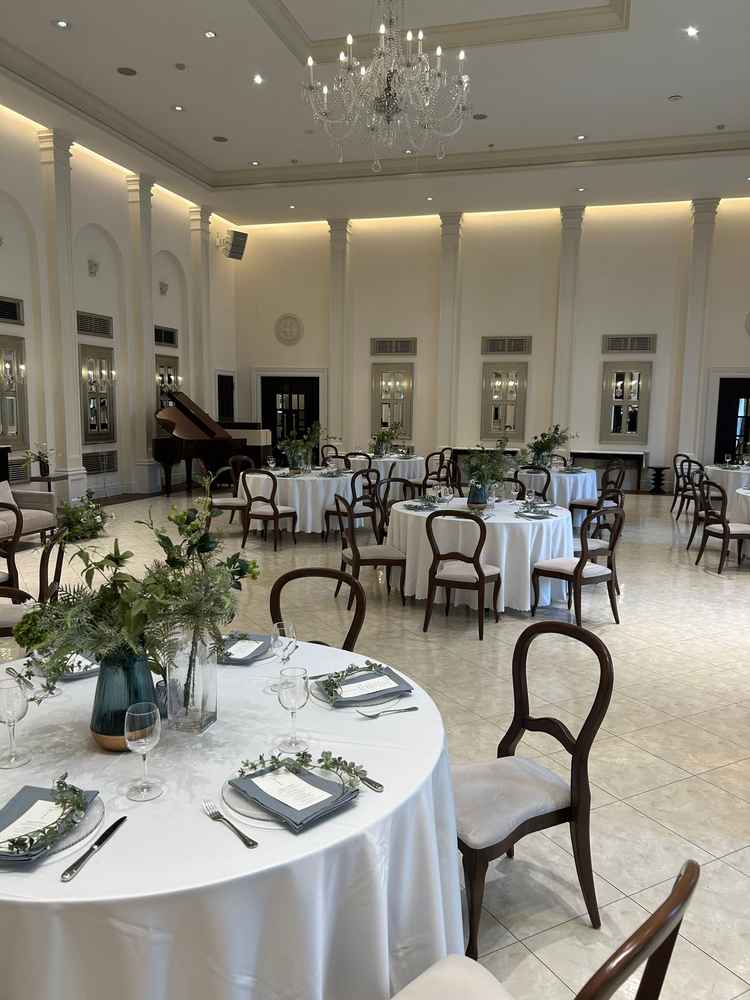 披露宴会場です。広々としており席間を気にしなくてよさそうでした。