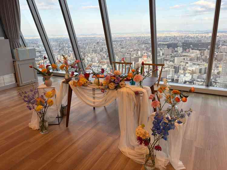 メインテーブルです。