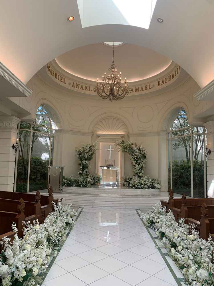 上から自然光がふりこみ写真写りが綺麗になる造りであり、緑も多く全体的に落ち着いた雰囲気だった