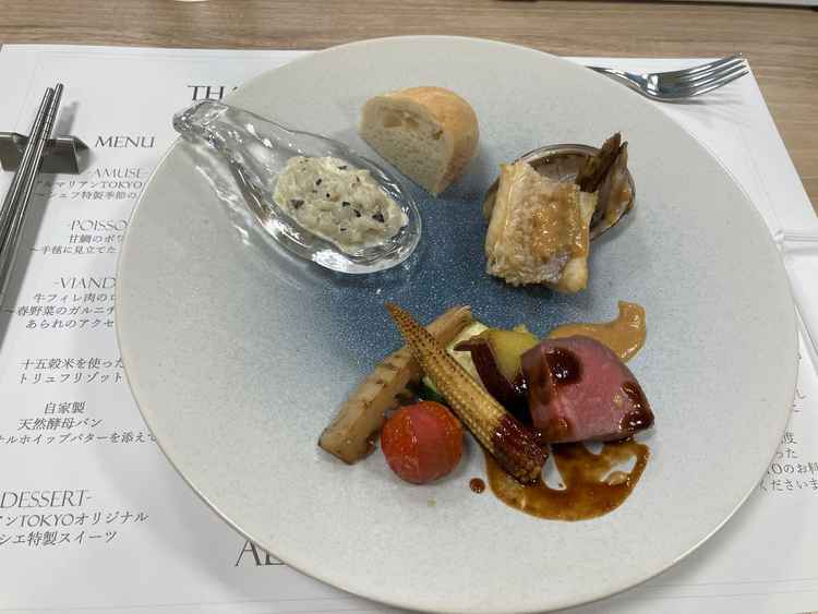 試食会のワンプレートです。見た目も味もよかったです。