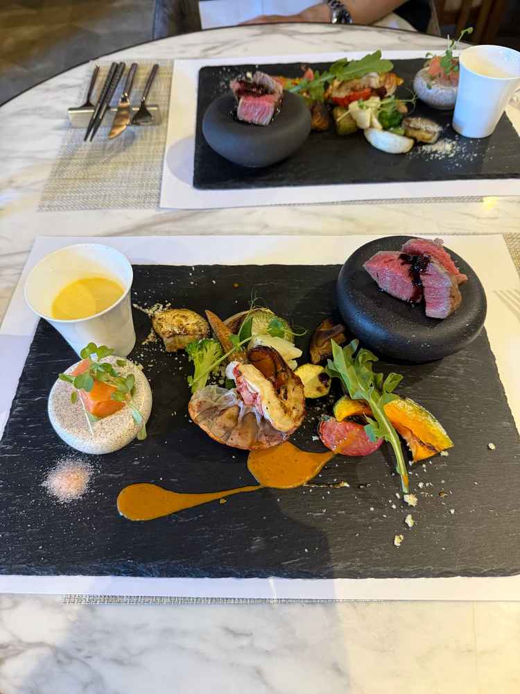 コース料理試食。